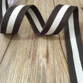 Wholesale Eco-Friendly Striped Cotton Canvas Webbing Belts 3.2-5cm Polyester/Cotton Material