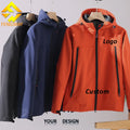 Fengway Custom Standard Thickness Eco-Friendly Breathable Winter Men's Bomber Jacket Windproof Zipper Casual Outdoor Sports