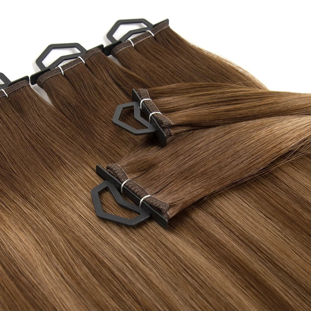 Russian Remy 12A Ombre  Remy Hair Extensions Weft Flat Weft