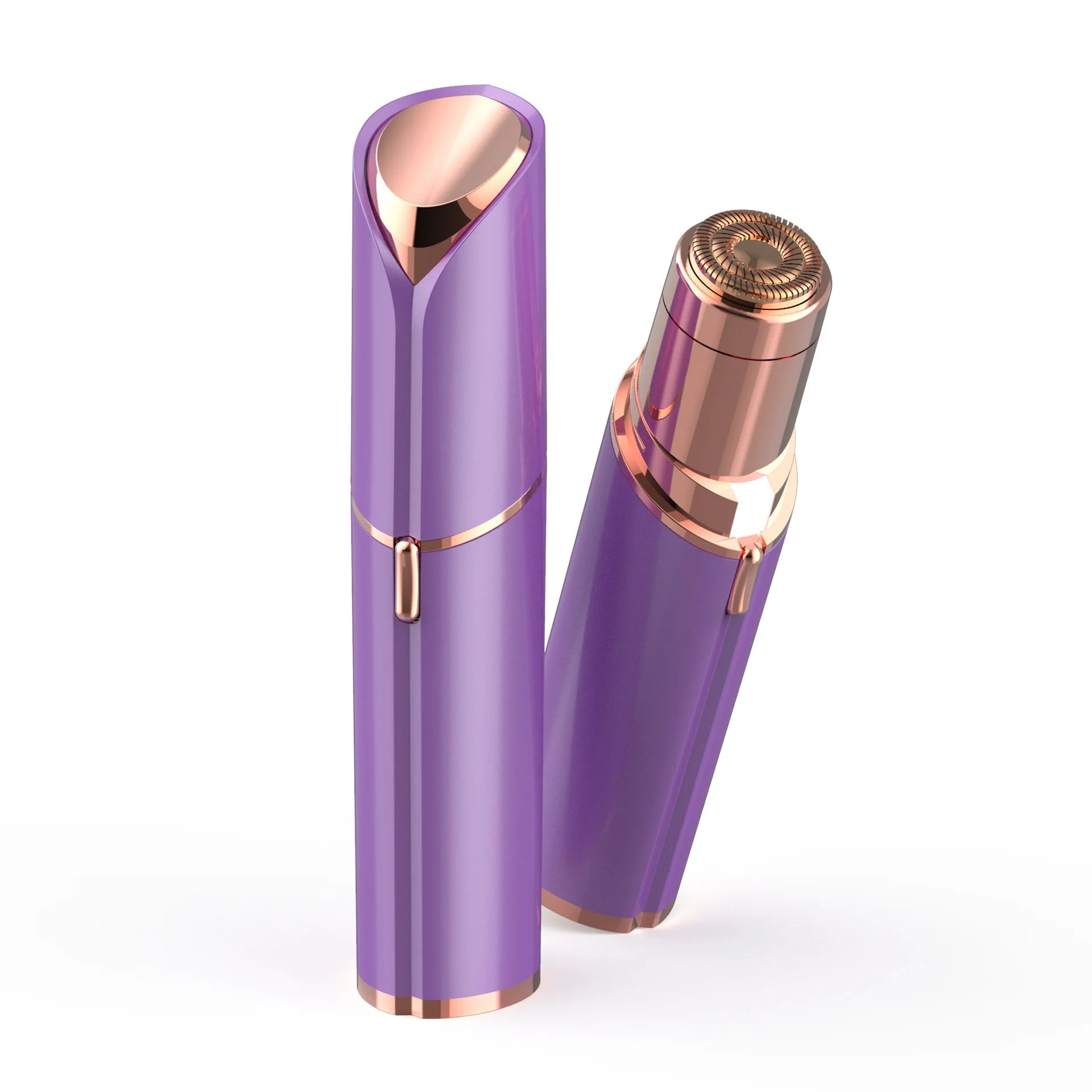 Women's Electric Eyebrow Trimmer Lipstick-Shaped Razo Shaving Tool with Charging Capability