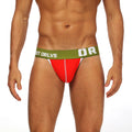 Men's Cotton G-String Underwear Breathable Knitted T-Pants with Elastic Youth Fashion Color Matching Personalized Pant