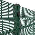 High Security Durable Galvanized PVC Coated Safety Fencing 358 Clear Vu Anti Climb Steel Wire Mesh Fence