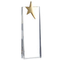 Blank Metal Star Blank Glass Trophy Award Crystal Awards / Trophies  Business Souvenirs