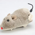 Hot Selling Wind-up Spring Jump Wag Tail Mouse for Small Medium and Large Pets Dogs Cats