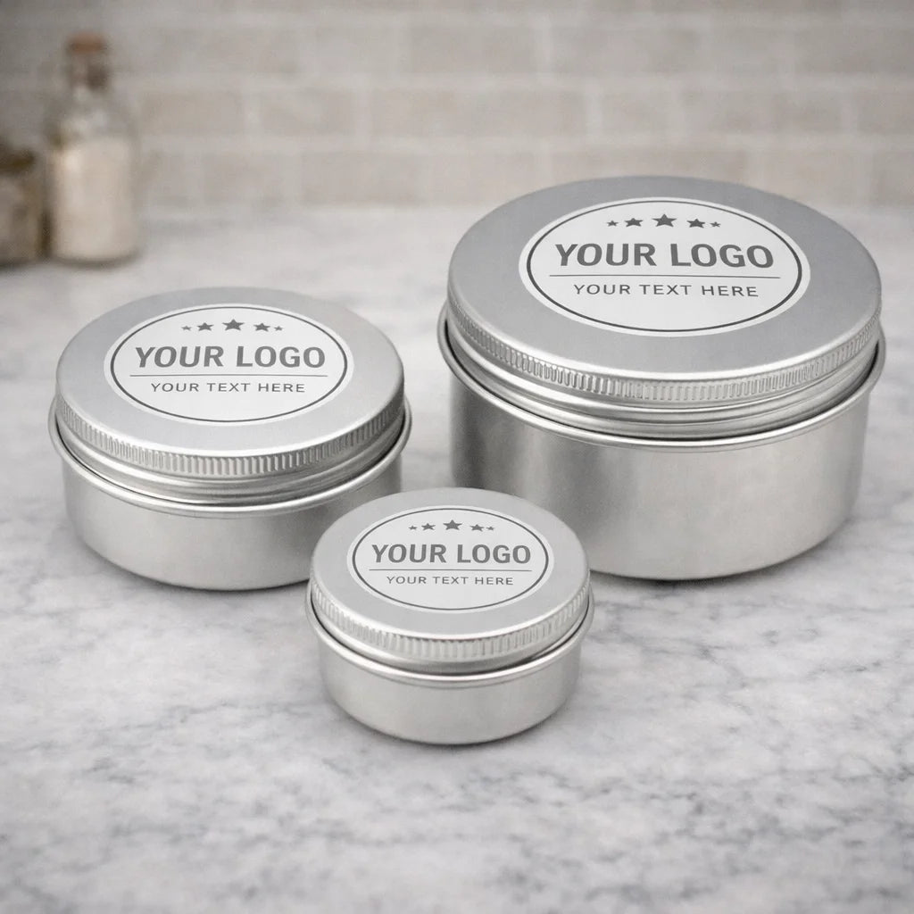 Custom Aluminium Food Tin Box Metal Packaging for Tea Coffee Candy Biscuit Storage MegaBDM