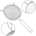 Double-Ear Multifunction Kitchen Strainer Food Sieve Flour Juice Vegetables Fruits Pasta Noodles Stainless Steel Mesh