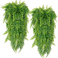 Plastic Artificial Persian Grass Ferns and Rattan Vines Hanging Plant Wall Decoration for Outdoor Home Use