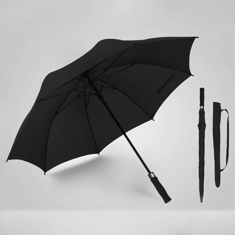 Advertising Wholesale Custom Print Logo Classic Business Gifts Windproof Golf Straight Big 190T Nylon 120cm Umbrella
