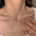 Ins New Design Rose Flower Opal Pendant Necklace Minimalist Fashion S925 Sterling Silver Tulip Necklace for Girl