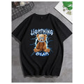 Newly Men's  Sublimation T-shirts Alphabet Bear Clothes Men Tshirts With logo Custom Printed for Men