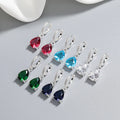 S925 Bold Sterling Silver Water Droplets Drop Earrings With Vibrant Zircon Wholesale Earings Jewelry Women