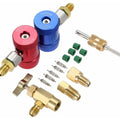 R1234yf Refrigerant Charging Connector Quick-Joint Car Air Conditioner Fluoride Tool