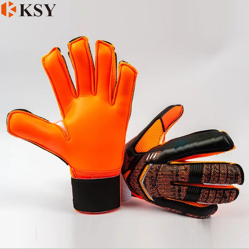 Indoor and Outdoor Training Goalkeeper Gloves for Adults and Kids With Finger Protection