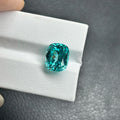 High Quality Lab Created Blue Paraiba Gemstone Prolonged Cushion Cut Paraiba Etone for Jewelry Making