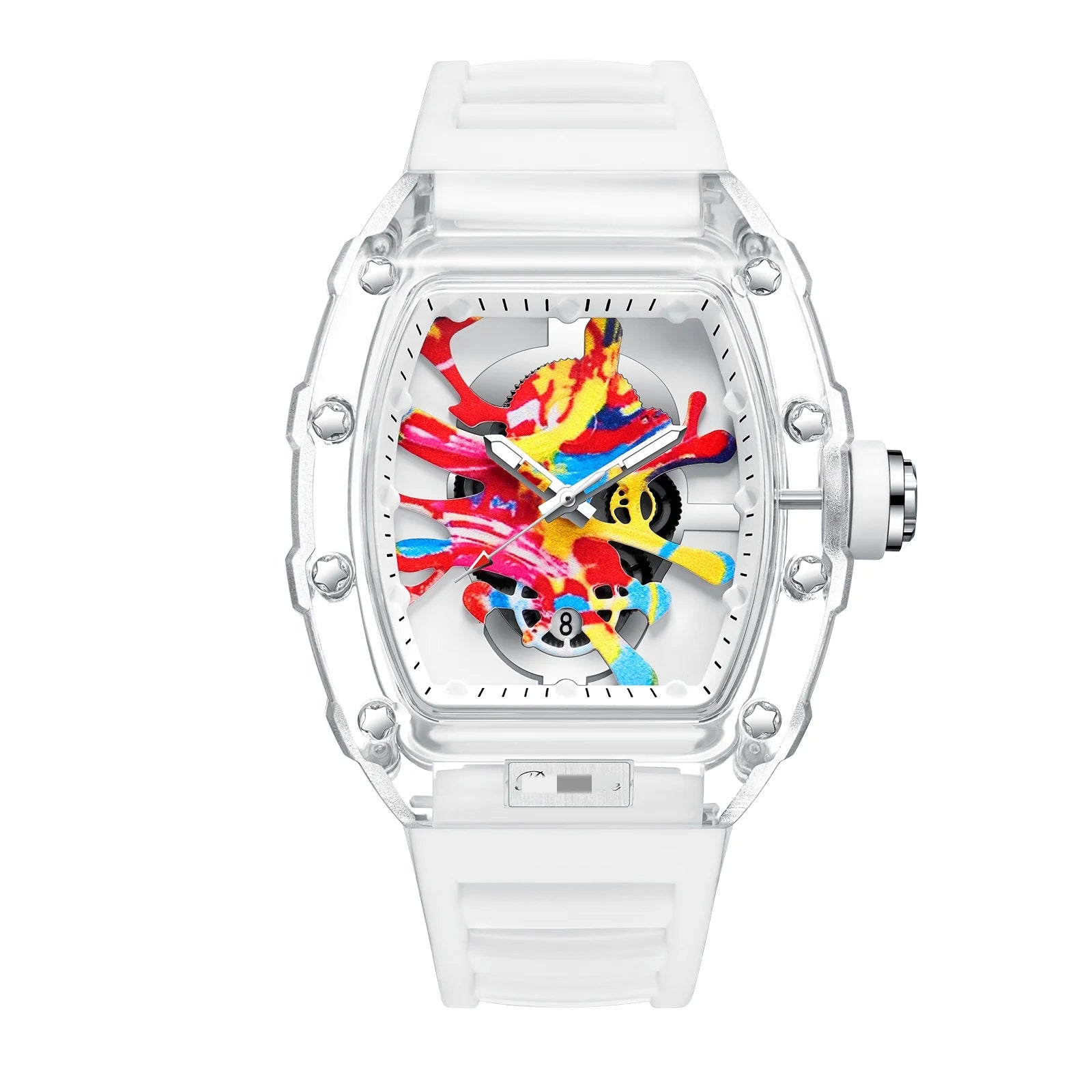 Fenyi Wholesale Fashion Sports Unique Design Original Couple Casual High Quality Men Women Silicone Alloy 44mm Quartz Watch