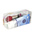 Custom Logo Private Label Waterproof Transparent PVC Promotional Small Travel Cosmetic Makeup Bag Bathroom Organizing Bag