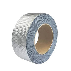 Butyl Aluminum Foil Sealing Mastic 10M 5M Butyl Rubber Waterproof Tape for Sunlight Room Roof OEM Self Adhesive
