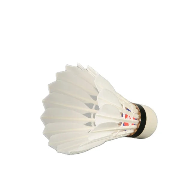 Lingmei 90 Brand Quality Badminton Shuttlecock Goose Feather Ball Class a Goose Feather Natural Cork International Tournament 12