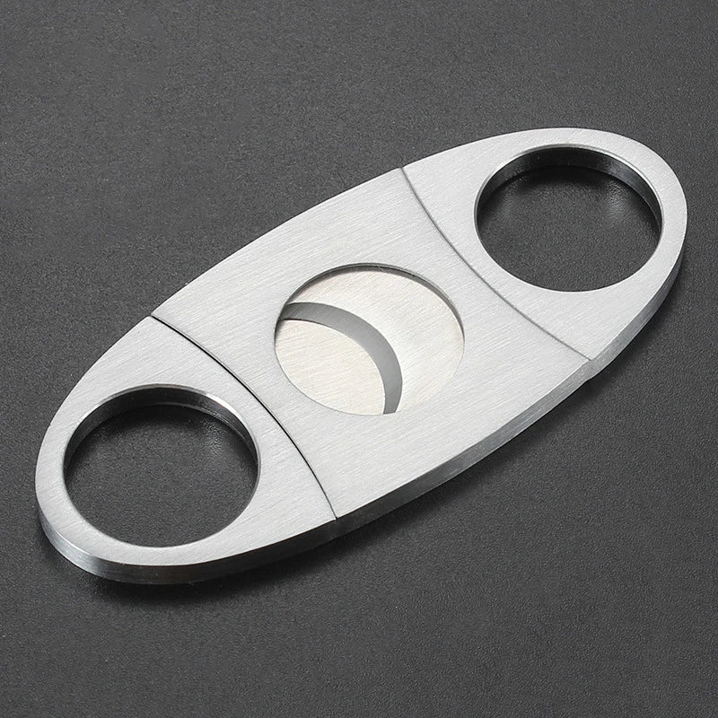 Yeehand CS-006 Durable Modern Double Blade Stainless Steel Cigar Knife Scissors Cutter Cool Gadgets for Cigars