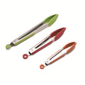 Stainless Steel Bbq and Kitchen Tongs with Silicone Tips