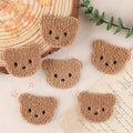 Handmade New Design Cute Anime Bear Patches Chenille Animal Sew-On Decals OEM Model Express Shipping