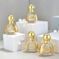 Wholesale 10ml Gold Glass Bottle for Perfume Essential Oils Empty Roller Glass Bottle