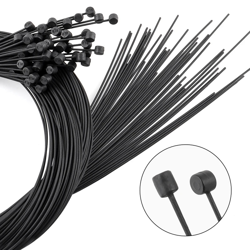 MUQZI Road Bike MTB Bike Brake Line Core Wire Black Teflo n Brake Cable Bike Shift Line