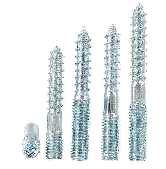 M6 M8 M10 Double Threaded Ended Torx Head Wood Screw Hexagon Socket Pointed Self Tapping Screws