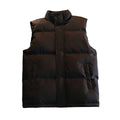 Wholesale Men's Anti-Rain Padded Security Waterproof Features Outdoor Casual Stand Collar Jacket Work Vest
