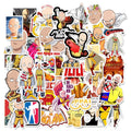 49Pcs One Punch Man Anime Cartoon Sticker Waterproof for Decor Skateboard Laptop Luggage Notebook Anime Stickers