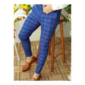 Autumn Men's Pencil Pants with Elastic Waist and Flat Front Plus Size New