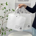 Eco Friendly Non Woven Shopping Tote Bags with Button Closure for Clothes Gifts and Daily Use Clothing Packaging
