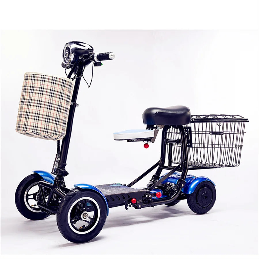Definitely Worth the extra Very Sturdy & the Quality Is There Compact Detachable Electric Bike Ebike 4 Wheel Scooter