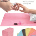 20Pcs/Bag Disposable Foldable Clean Pad Private Label Beauty Waterproof Tablecloth Cleaning Tool Practice Nail Art Table Mat