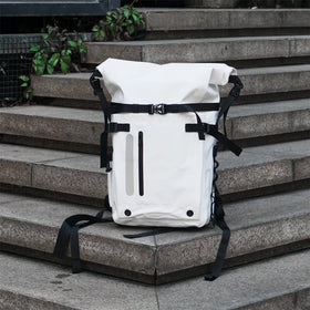 PVC Foldable Fin Dry Bag Long Flipper Waterproof Backpack Scuba Diving Freediving Fin Bag with Double Shoulder Strap