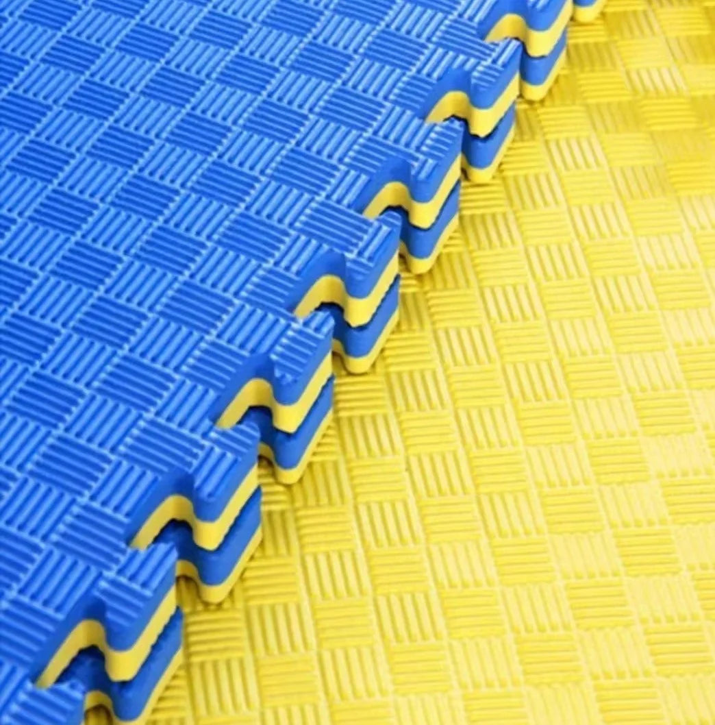 Academy Lightweight Waterproof Eco-Friendly EVA Foam Tatami Mat for Gym Red/Blue Taekwondo Martial Arts Flooring Customizable