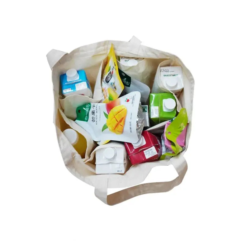 Durable Environmentally Friendly Reusable Green Brand Customizable Design Medium Size Supermarket Shopping Bag Ecological Bag