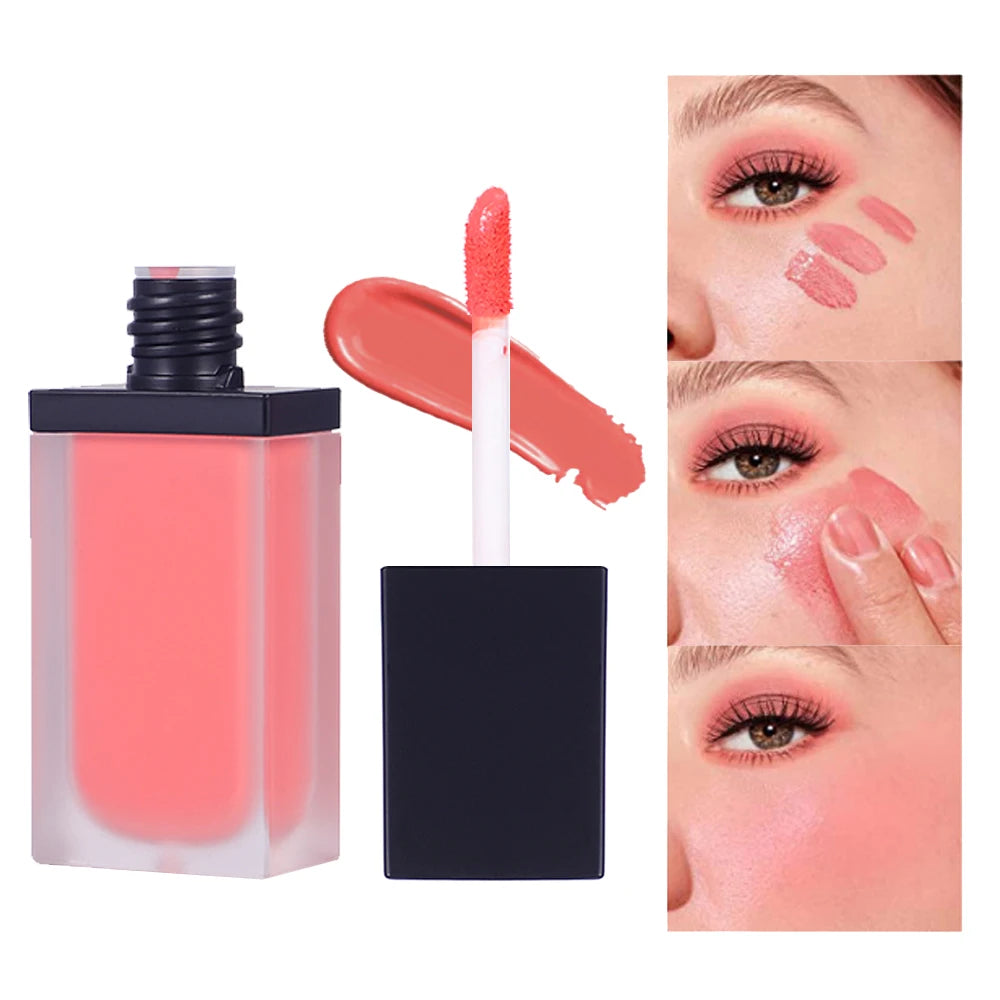 Private Label Multi Color Makeup Cream Blush Waterproof Long Lasting Vegan Natural Liquid Blush MegaBDM