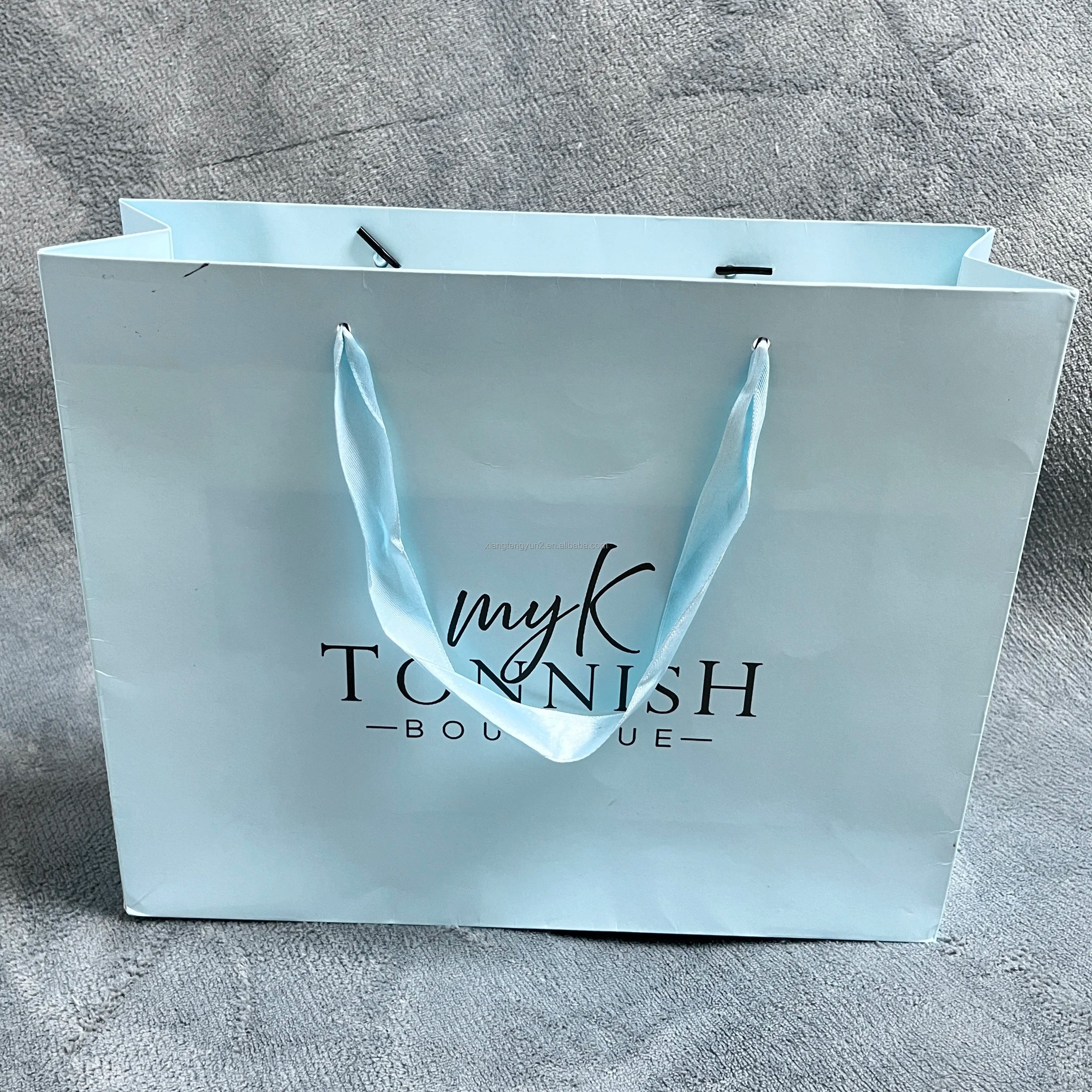 Wholesale Luxury Shopping Paper Bag Custom Printed Shopping Paper Bag with Your Own logo