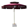 Tuoye Alum Outdoor Advertising Custom Garden Folding Sun Beach Umbrella 9 Feet Single Pulley System