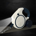 Wholesale Popular Fashion Retractable Reflective Dog Leash with Poop Bag and Flash Light