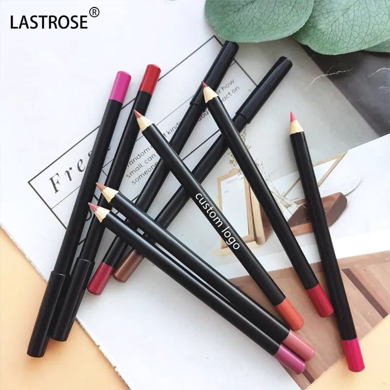 OEM High Quality Matte Lipliner Pencil Private Logo Wholesale Oem Cosmetic Longwear Pigmented Vegan Creamy Lip Liner