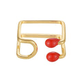 Original Design 18K Gold Plated Brass Jewelry New in Matchstick Rings for Women Gift Accessories Rings R224177