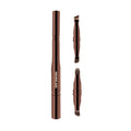 Hourglass Four-Head Rose Gold Metal Handle Flat Multifunctional Eyeshadow Eyebrow Pencil Concealer Eyeliner Portable 4-in-1