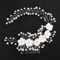 Rhinestone Wedding Hair Comb Pearl Pearl Accessories Jewelry