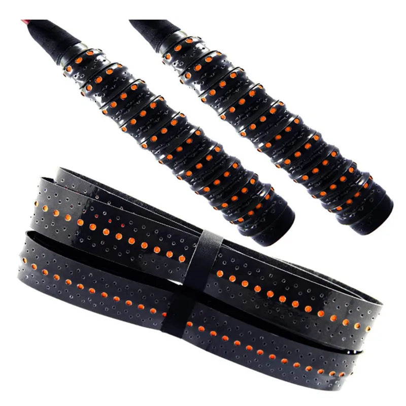 Wholesale Cheap Price Overgrip Double Layer PU Leather Colorful Anti Slip Badminton Tennis Overgrip