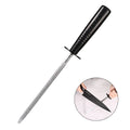 New Arrivals 8 Inch Black Coating Professional Stainless Steel Knife Sharpener Steel