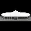 Custom Made Outdoor Exhibition High Tent With PVC Fabric Roof
