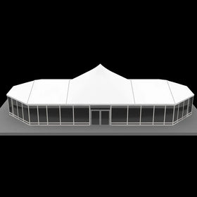 Custom Made Outdoor Exhibition High Tent With PVC Fabric Roof