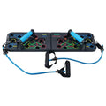 Portable Foldable 12-in-1 Push up Rack Board Abdominal Fitness Training System with Resistance Band for Step Platforms